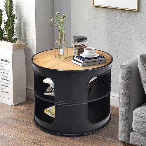 Tier round end table - end,