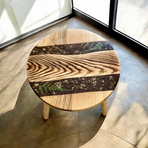Handcrafted ash wood coffee - handcrafted,