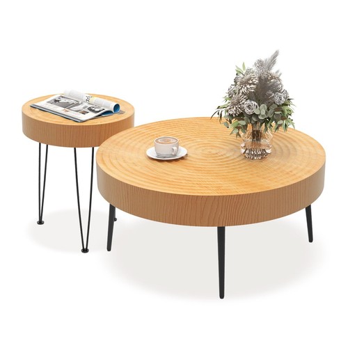 Set round nesting coffee - of,