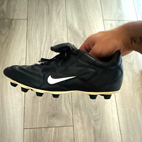 Nike retro tiempo black white - retro, black/white