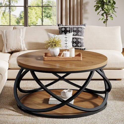 Tier round coffee - table, with