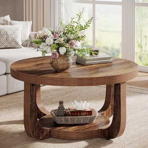 Round coffee table - round, table,