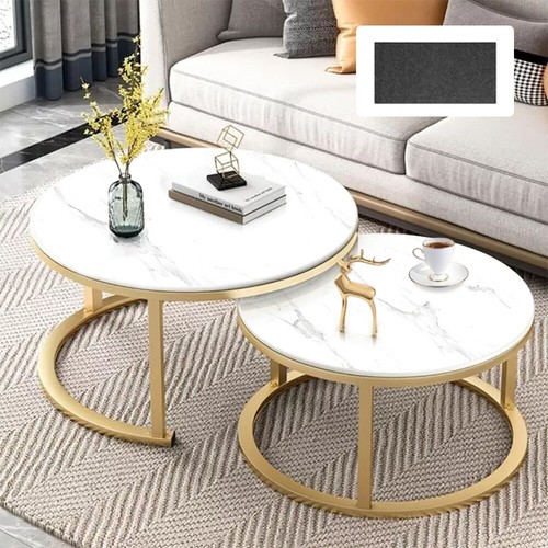 Round coffee table set 2 - set, of